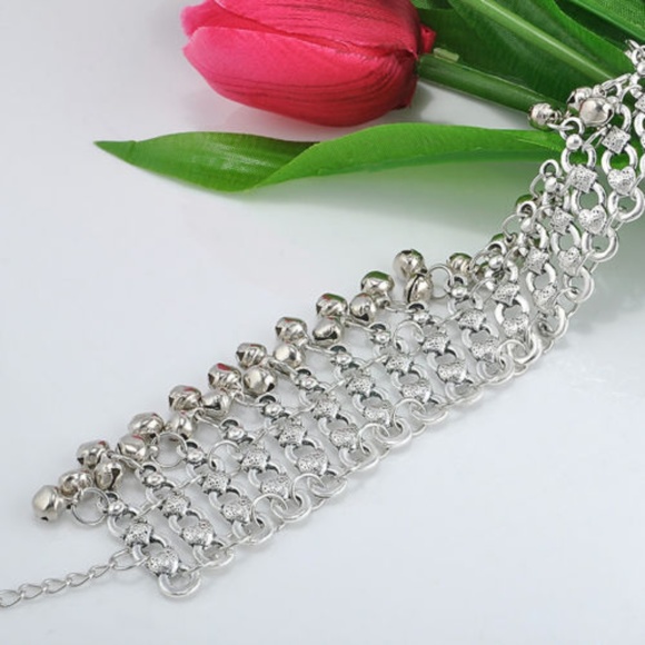 BOHO SILVER ANKLET - Picture 4 of 4